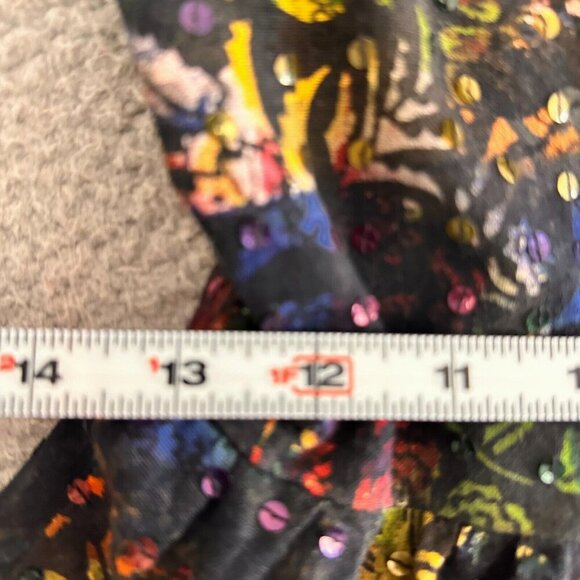 Vintage 50s Jorelle Model Dress Full Skirt Strapless Sequins - Picture 3 of 16